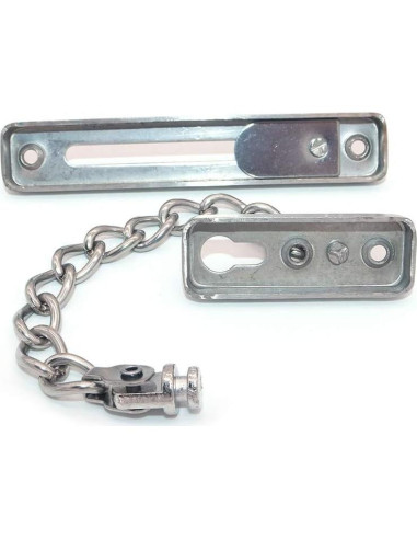 Juego de 2 Cerraduras de Cadena NUZAMAS Acero Inoxidable 304