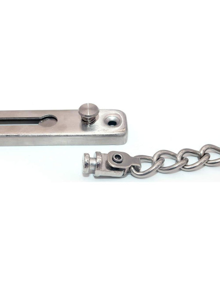 Juego de 2 Cerraduras de Cadena NUZAMAS Acero Inoxidable 304