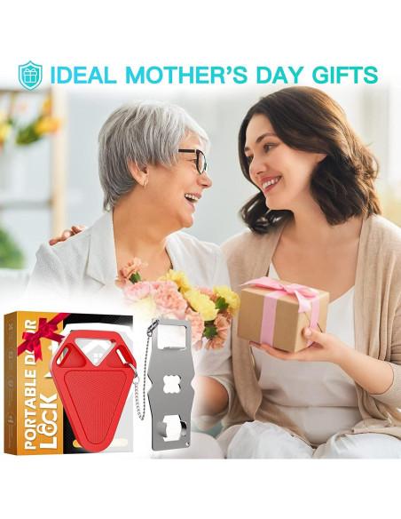 Cerradura de Puerta Portátil HELEMAN Seguridad Mejorada