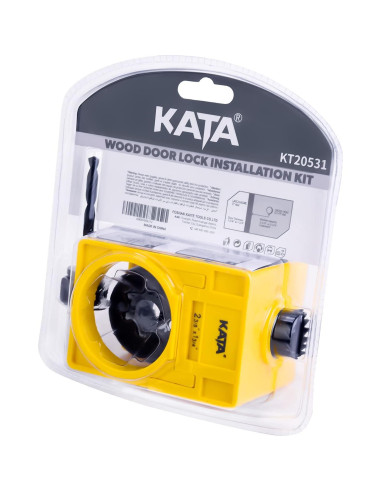 Kit de Instalación de Cerraduras KATA para Puertas de Madera
