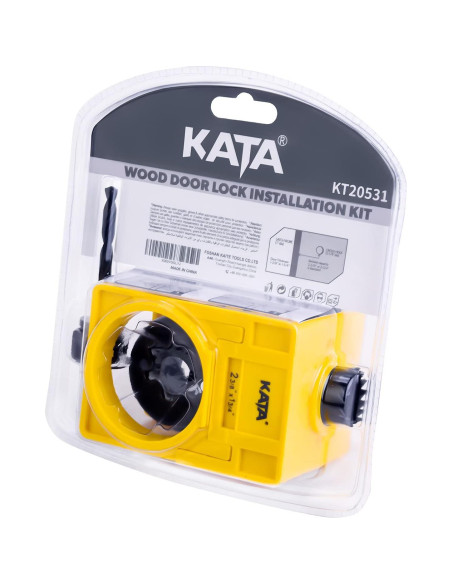 Kit de Instalación de Cerraduras KATA para Puertas de Madera