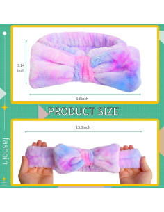 Diademas de Spa WSYUB para Niñas - 8 Piezas Coloridas 2