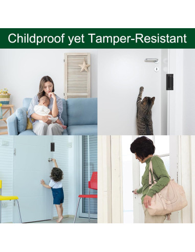 Cerradura de Seguridad uxcell para Puerta - 2 Paquetes, 7.62 cm