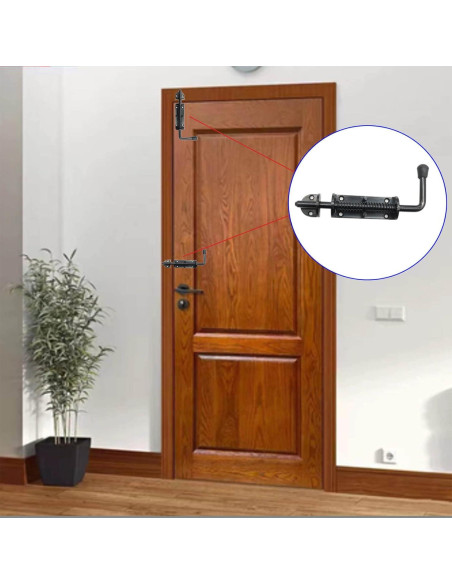 Pestillo de Resorte Wulankd 2 Paquetes 16.5 cm Anticorrosión