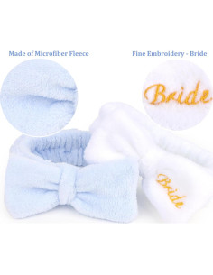 Diademas de Spa CIEHER 8 Piezas Novia y Damas Honor 2