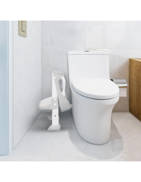 Asiento de Entrenamiento para Baño OHKIDS Gris Claro