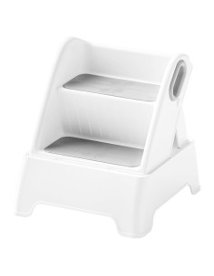 Escalera Ajustable 2 Pasos Imvloaek para Niños Gris