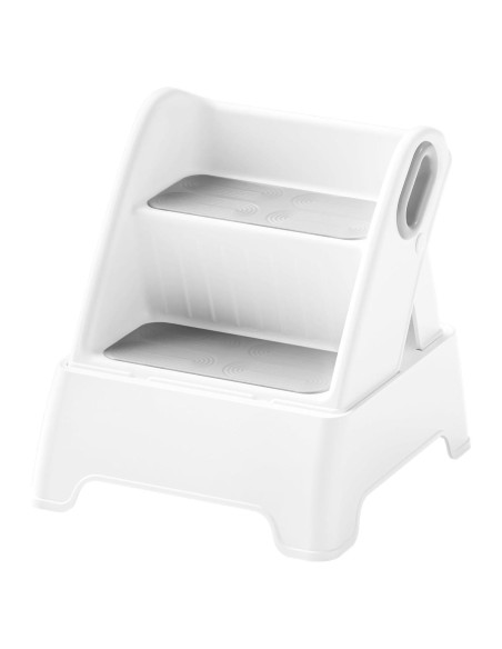 Escalera Ajustable 2 Pasos Imvloaek para Niños Gris