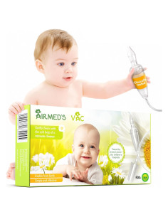 Aspirador Nasal Airmed's Vac para Bebés - Suave y Seguro