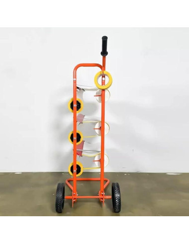 Dispensador de papel enmascarador móvil Lauco 3 rollos 30 cm