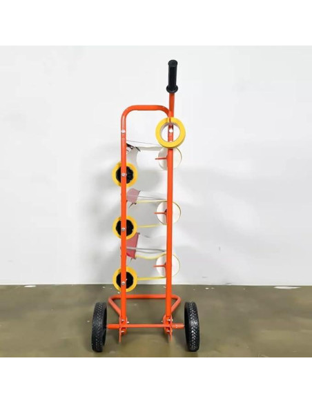 Dispensador de papel enmascarador móvil Lauco 3 rollos 30 cm