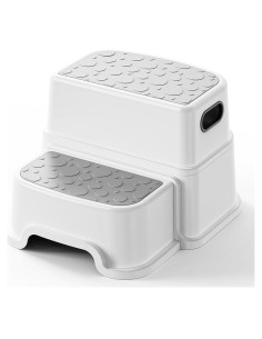 Escalera de Dos Pasos Antideslizante Uncle Wu - Gris