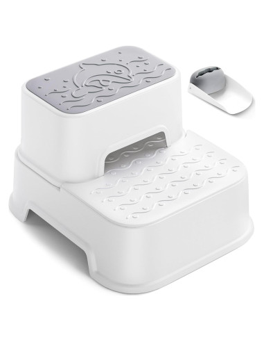 Escalera Multifuncional para Niños MangoHood 2EN1 Blanca