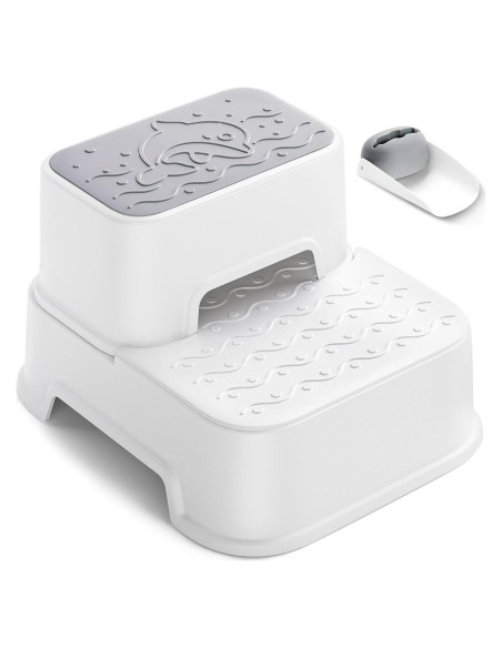 Escalera Multifuncional para Niños MangoHood 2EN1 Blanca