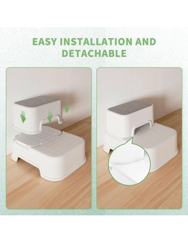 Escalera Multifuncional para Niños MangoHood 2EN1 Blanca