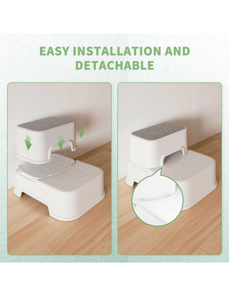 Escalera Multifuncional para Niños MangoHood 2EN1 Blanca