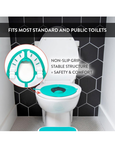 Asiento de Entrenamiento para Baño Prince Lionheart Plegable 0,46 kg