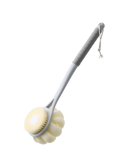 Cepillo de Ducha Exfoliante HONOMA con Lufa y Mango Largo 35,56 cm