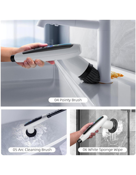 Limpiador Eléctrico Sambiller ECB-K2 con Mango Telescópico