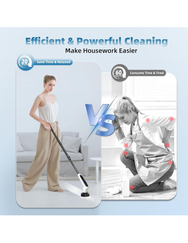 Limpiador Eléctrico Sambiller ECB-K2 con Mango Telescópico