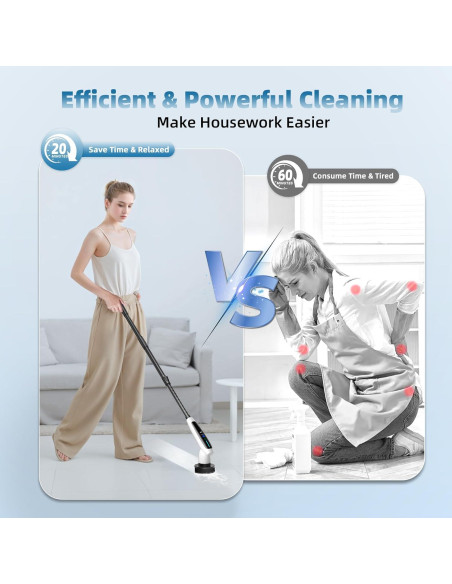 Limpiador Eléctrico Sambiller ECB-K2 con Mango Telescópico