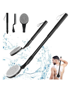 Esfregador de Espalda Telescópico BTideas 65 cm Antideslizante