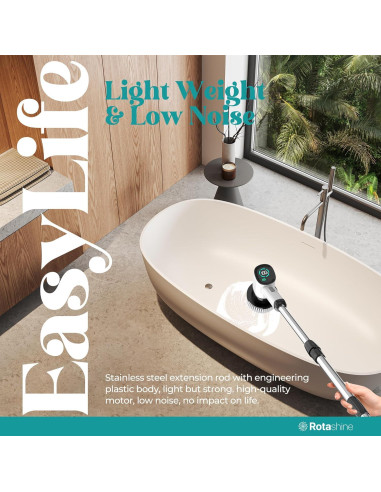 Limpiador Eléctrico RotaShine con 7 Cabezas Reemplazables