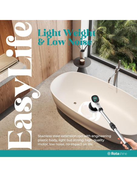 Limpiador Eléctrico RotaShine con 7 Cabezas Reemplazables