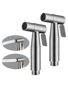 Cabezal de Bidet de Mano BARROCK Acero Inoxidable 2 Pack