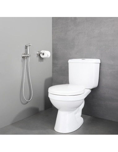 Rociador de Bidet de Mano WiPPhs Niquelado Mate 119 cm