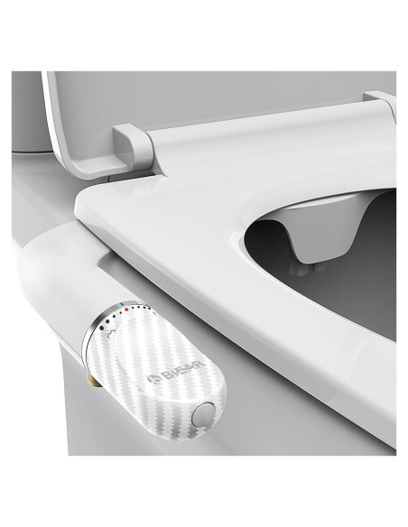 Accesorio de Bidet BIEAR Doble Boquilla Ajustable Blanco