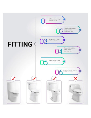 Accesorio de Bidet BELMAN BBA-1008 Blanco Autolimpiante