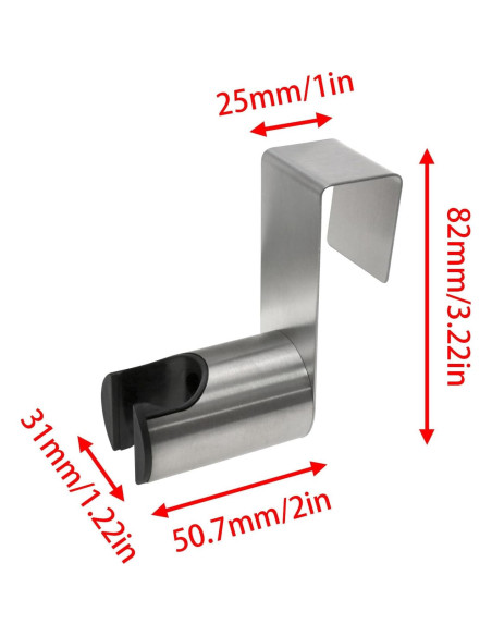 Soporte de Rociador de Bidet Montado en Pared Xhziy Acero Inox 304