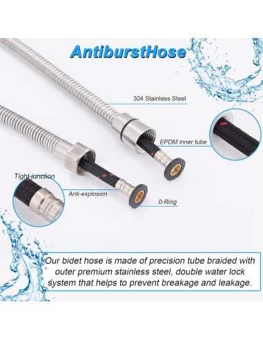 Rociador de Bidet de Mano YA MI 3223-32 Doble Spray 0.69 kg