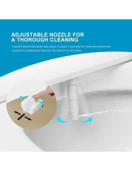 Accesorio de Bidet GLIGAM para Inodoro Agua Caliente 0.98kg