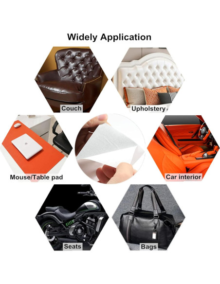 Cinta de Parcha de Cuero ILOFRI 7,62x152,4 cm Gris Claro