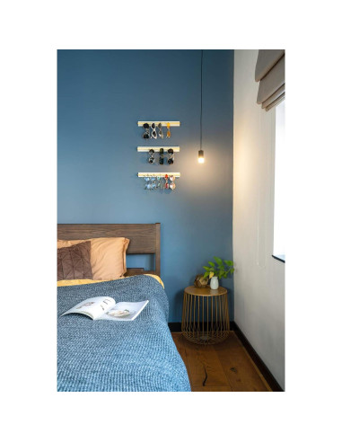 Organizador de Gafas de Sol Mkono Set de 3 Blanco Pared