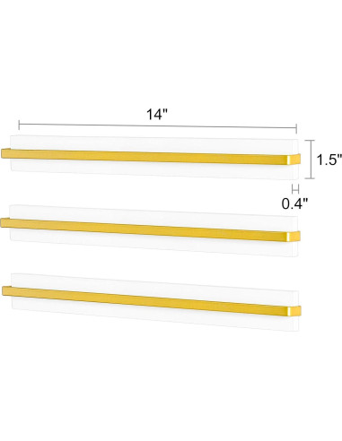 Organizador de Gafas de Sol Mkono Set de 3 Blanco Pared