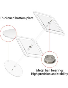 Soporte Giratorio Acrílico para Gafas LoengMax 24 Pares 2
