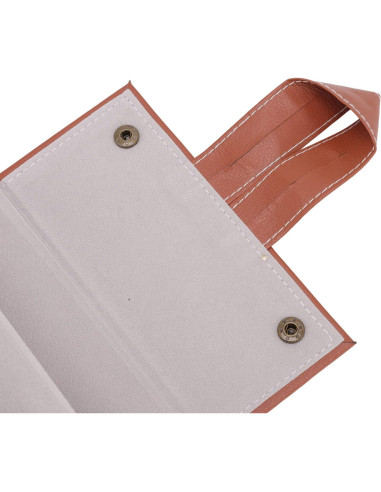 Estuche Organizador de Gafas TOPINCN Plegable 5 Ranuras Cuero