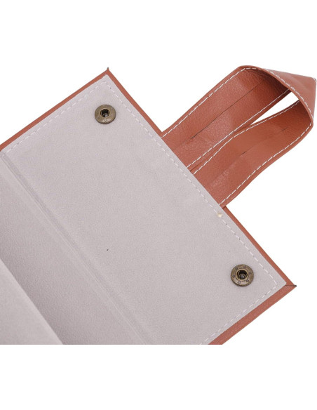 Estuche Organizador de Gafas TOPINCN Plegable 5 Ranuras Cuero