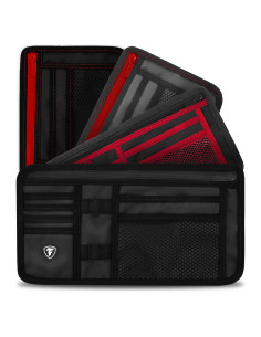 Organizador de Visera de Coche Firestone 2 Paquetes Negro