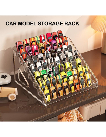 Organizador de Esmaltes de Uñas YIEZI 7 Capas Transparente 2 Pzs