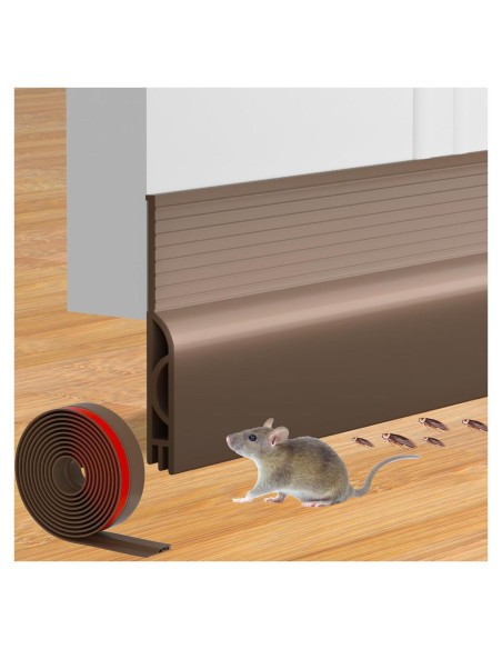 Tapón para Corrientes de Aire Ormein 99 cm Marrón Silicona