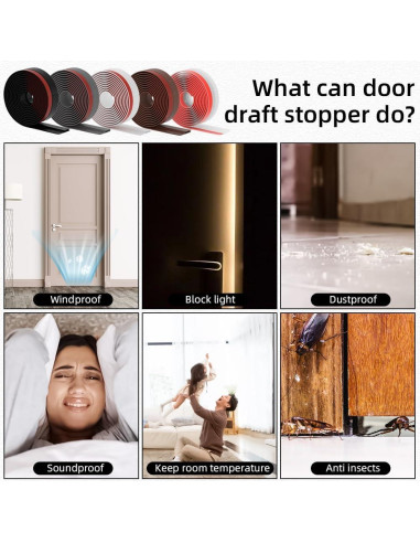 Tapón para Corrientes de Aire Ormein 99 cm Marrón Silicona