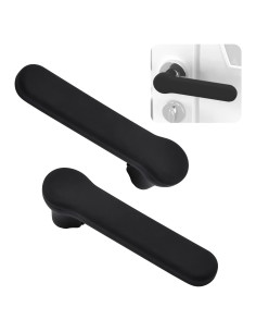 Cubiertas de Manijas de Puerta UFURMATE 2 Piezas Silicona Negra
