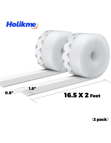 Tira de Sellado para Puertas Holikme 10,06 m Transparente