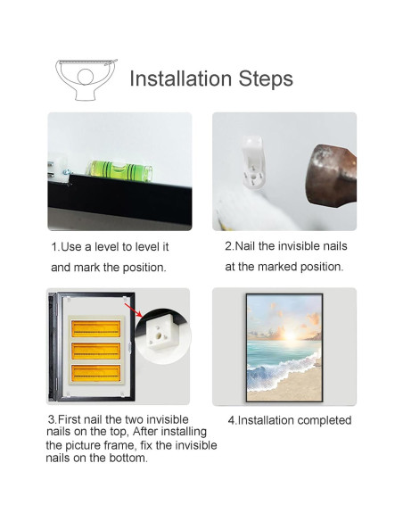 Cubierta Decorativa de Panel Eléctrico Aluminio 50x70 cm