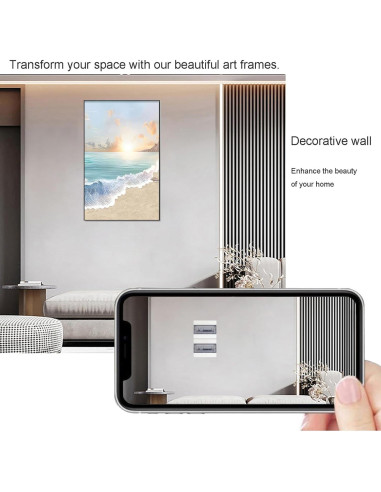 Cubierta Decorativa de Panel Eléctrico Aluminio 50x70 cm