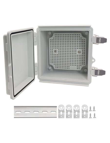 Caja Eléctrica Impermeable IP67 LuSumtly 17x16x9 cm Gris